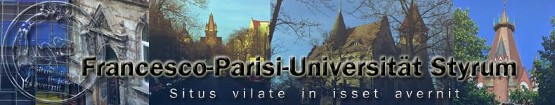 Banner der Francesco-Parisi-Universitä Styrum